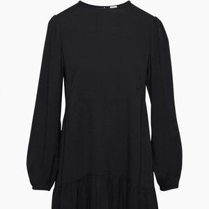 Aritzia Wilfred Lambrusco Dress Black